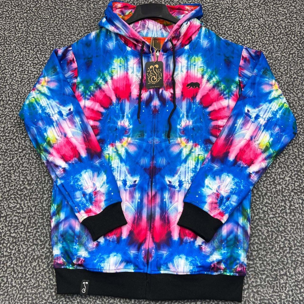 Grassroots California Hoodie Men Extra Large Reversible Full Zip Long Sleeve New